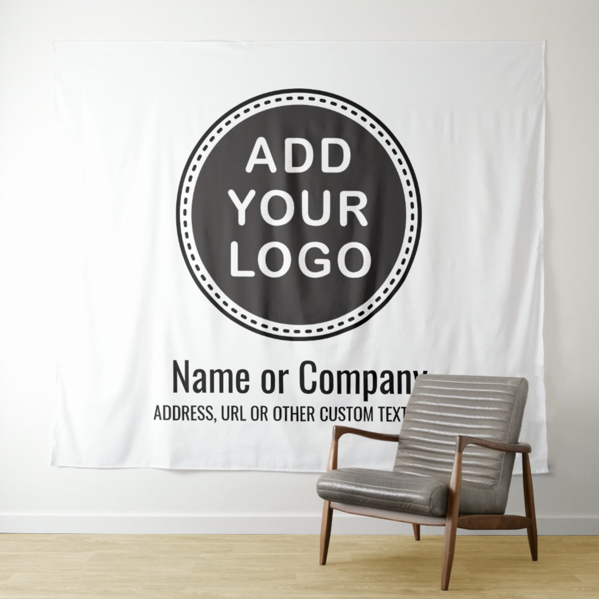 Cost-effective custom printed backdrops for promotional use.