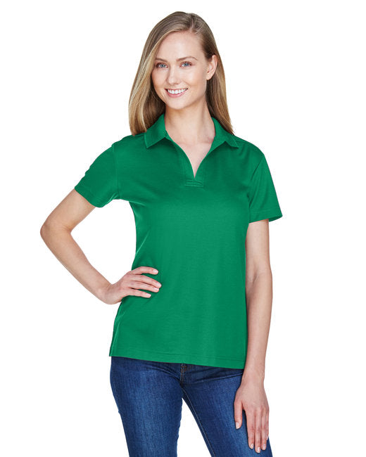 Custom Women’s Luxury Performance Polo – Soft, Moisture-Wicking Fabric