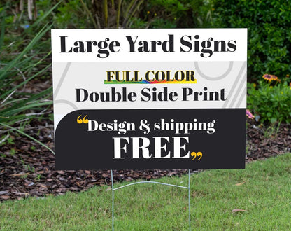 Business Service Yard Signs – Customizable Advertising Signs