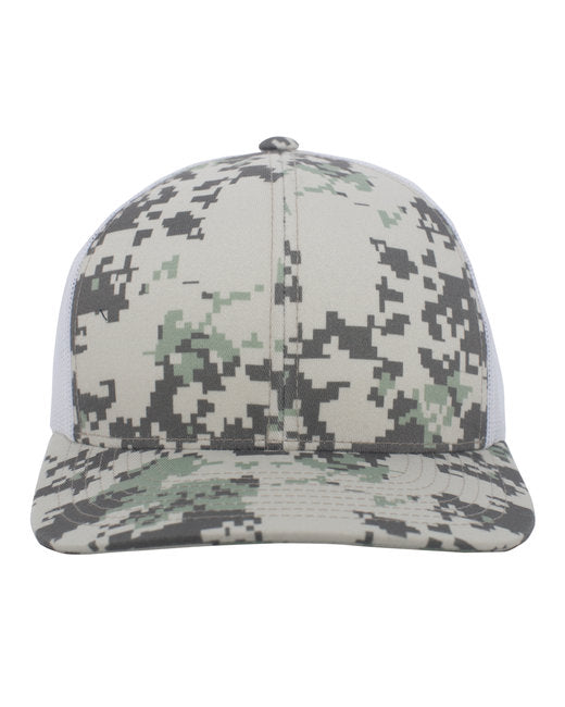 Custom Snapback Camo Trucker Cap – Structured with Online Embroidery