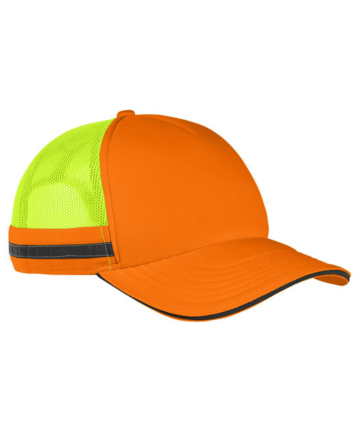 Custom Safety Trucker Cap – Reflective with Online Embroidery Design