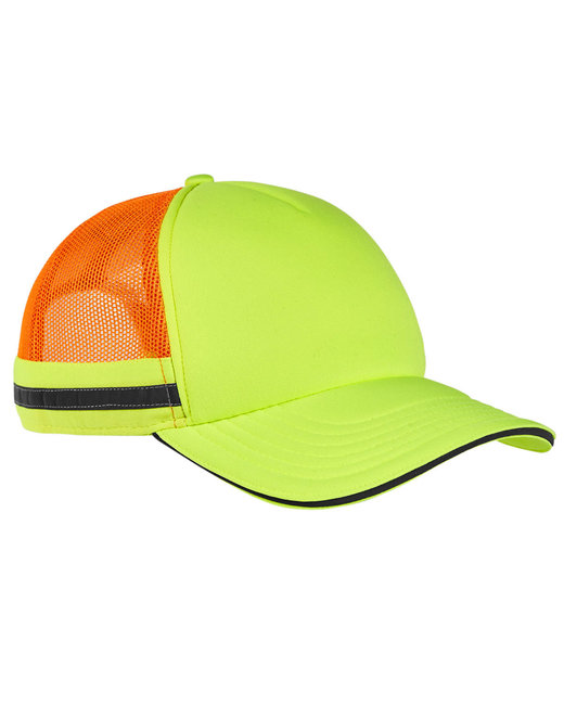 Custom Safety Trucker Cap – Reflective with Online Embroidery Design