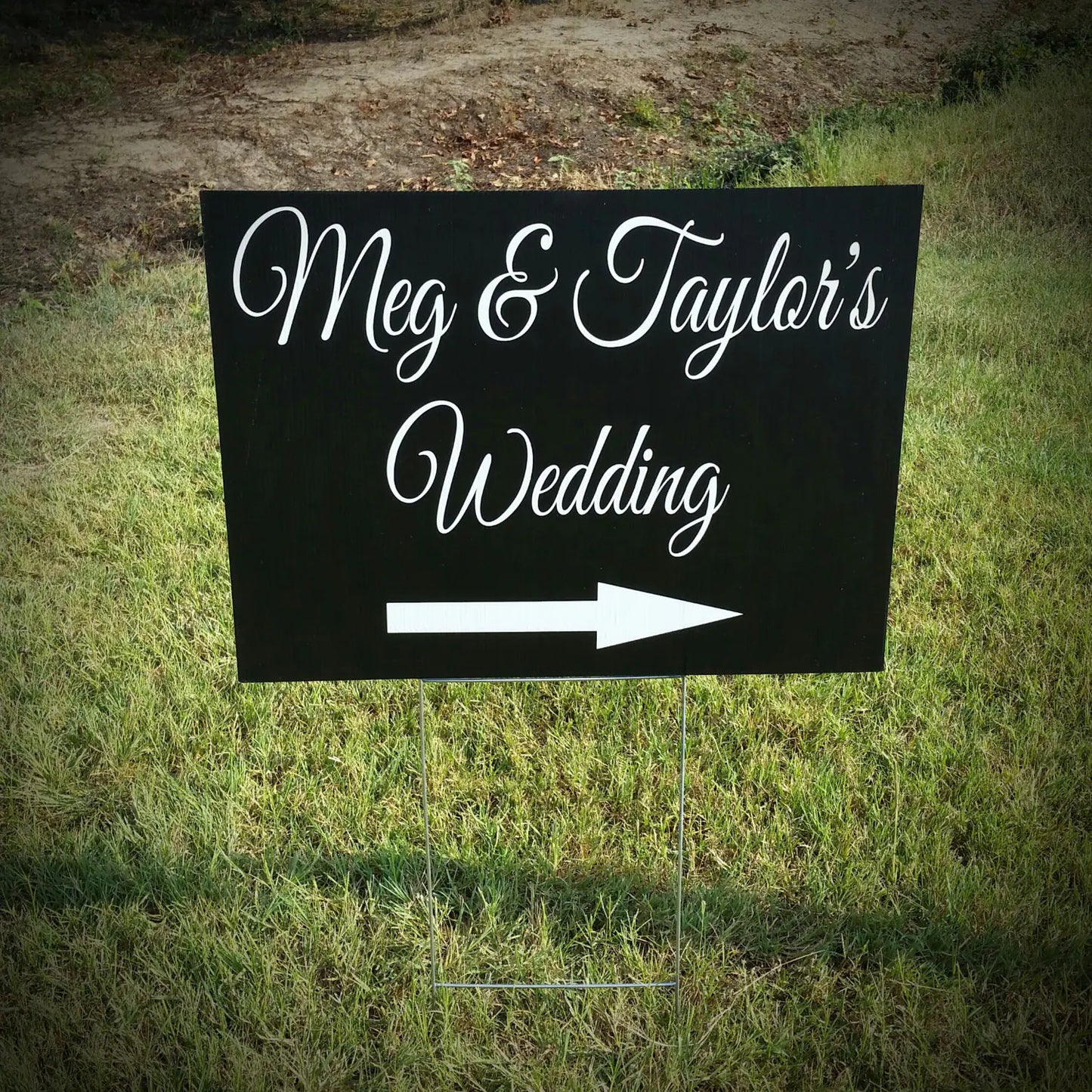 Wedding Reception Yard Signs – Customizable Signs for Outdoor Weddings