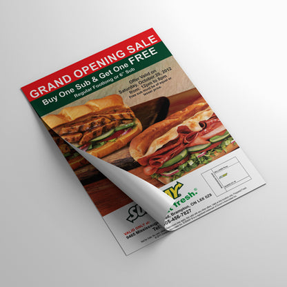 Custom Full-Color Print Flyers – Online Design, Fast Turnaround, 8.5” x 11”