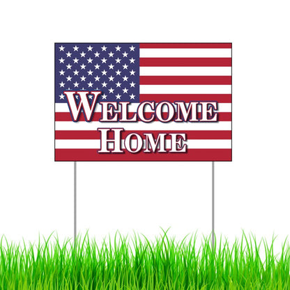 Custom Welcome Home Yard Signs – Personalized for Homecomings