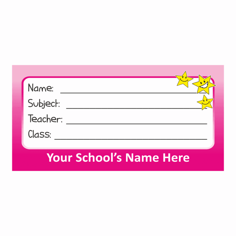 School Label Stickers – Personalized, Durable for Kids and Supplies