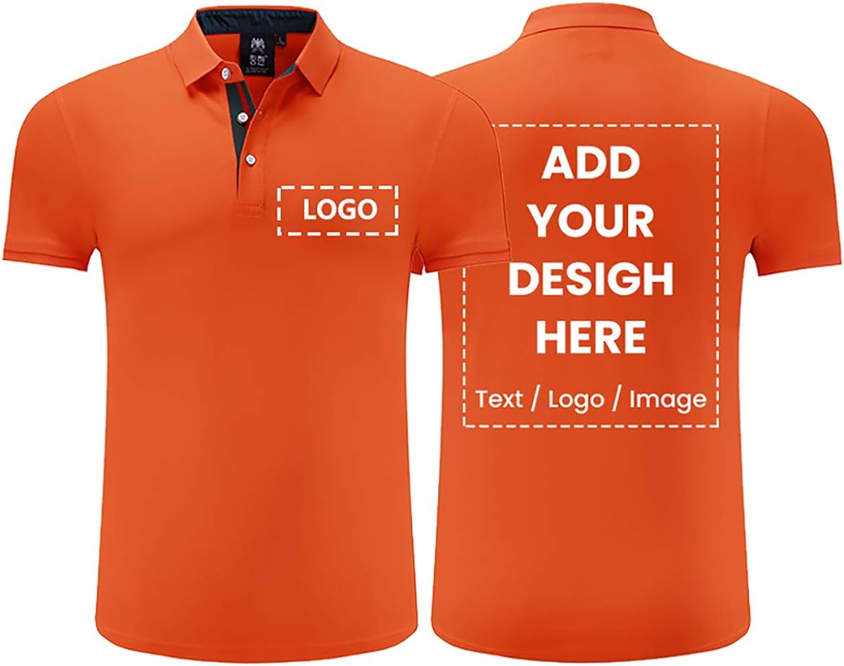 Custom embroidered polo shirts with a professional appearance for businesses.