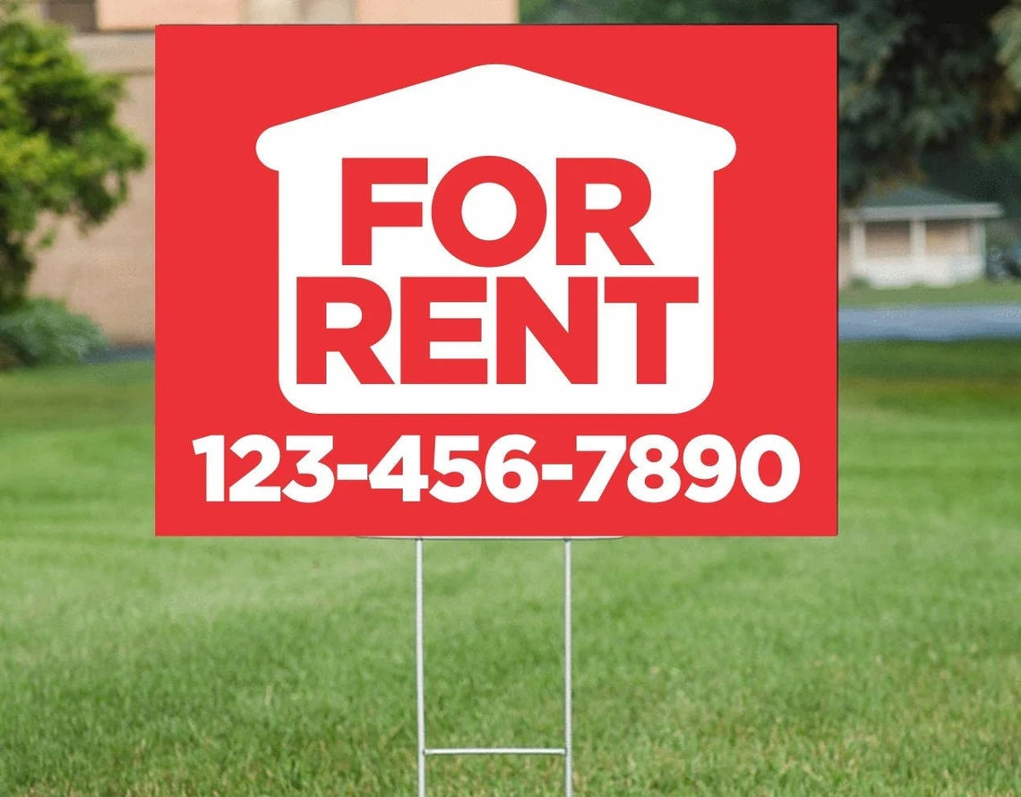 Rental Property Yard Signs – Durable and Customizable