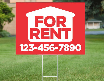 Rental Property Yard Signs – Durable and Customizable