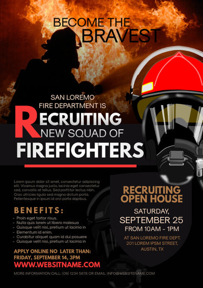 Customizable Recruitment Flyers – Professional Quality for Hiring