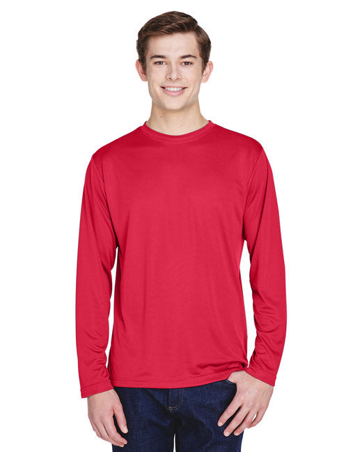 Custom Men’s Performance Long-Sleeve T-Shirt – Moisture-Wicking & UV Protection