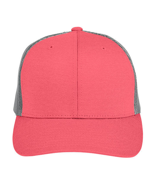 Custom Moisture-Wicking Heather Trucker Cap – Mid-Profile with Online Design