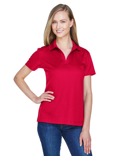 Custom Women’s Luxury Performance Polo – Soft, Moisture-Wicking Fabric