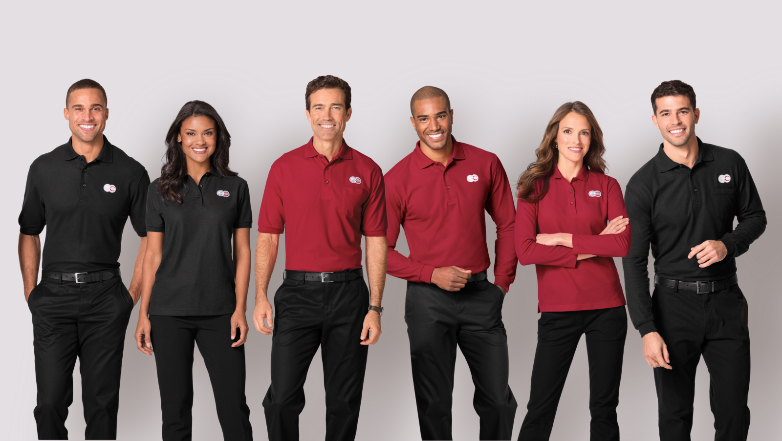 Personalized corporate clothing designed for business use.