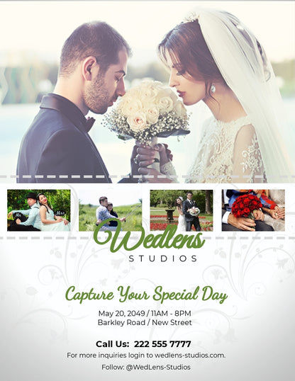 Personalized Wedding Flyers – Elegant Designs for Special Events