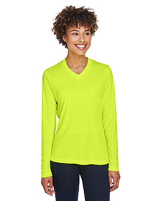 Custom Ladies’ Performance Long-Sleeve T-Shirt – Moisture-Wicking & UV Protection