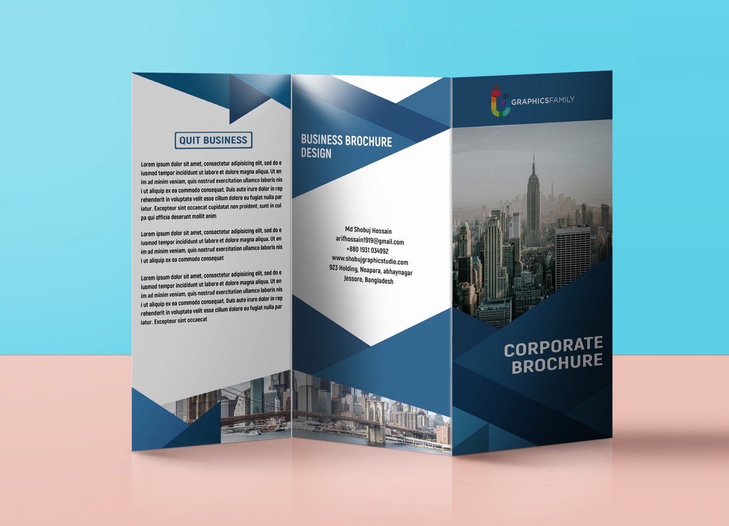 Customizable Tri-Fold Brochures – Ideal for Events and Promotions