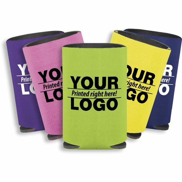 Full-color printed koozie perfect for various events.