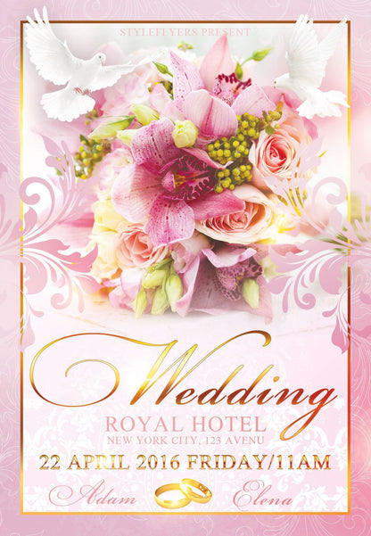 Personalized Wedding Flyers – Elegant Designs for Special Events