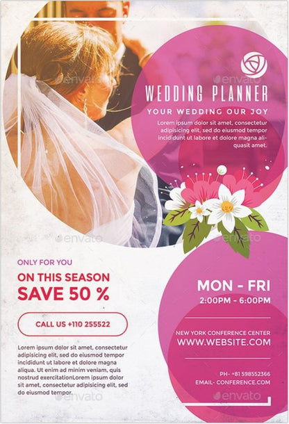 Personalized Wedding Flyers – Elegant Designs for Special Events