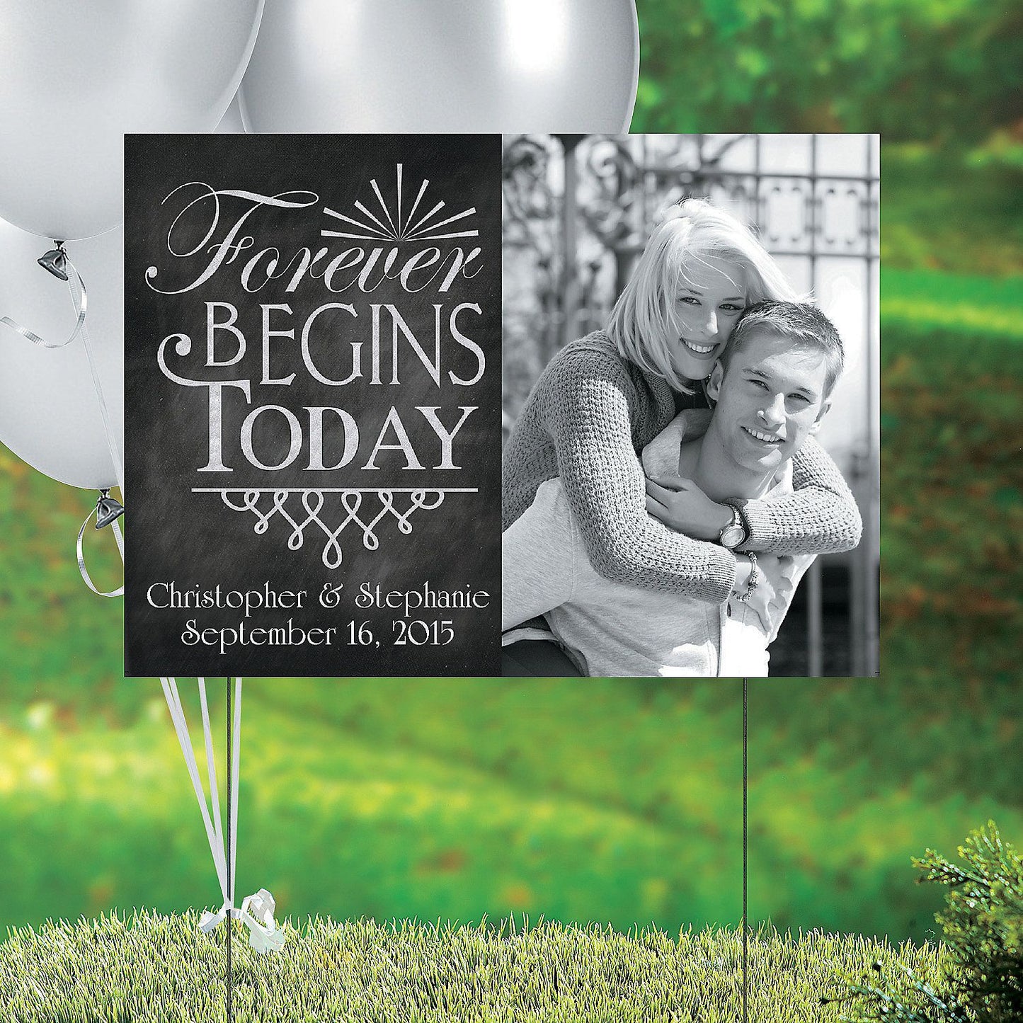 Wedding Reception Yard Signs – Customizable Signs for Outdoor Weddings