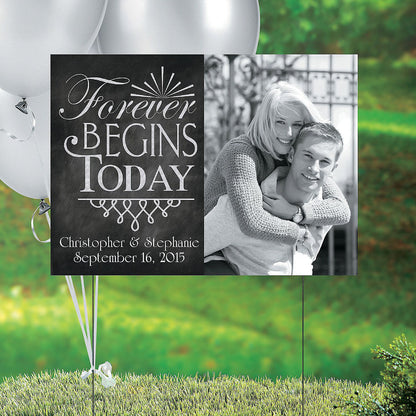 Wedding Reception Yard Signs – Customizable Signs for Outdoor Weddings