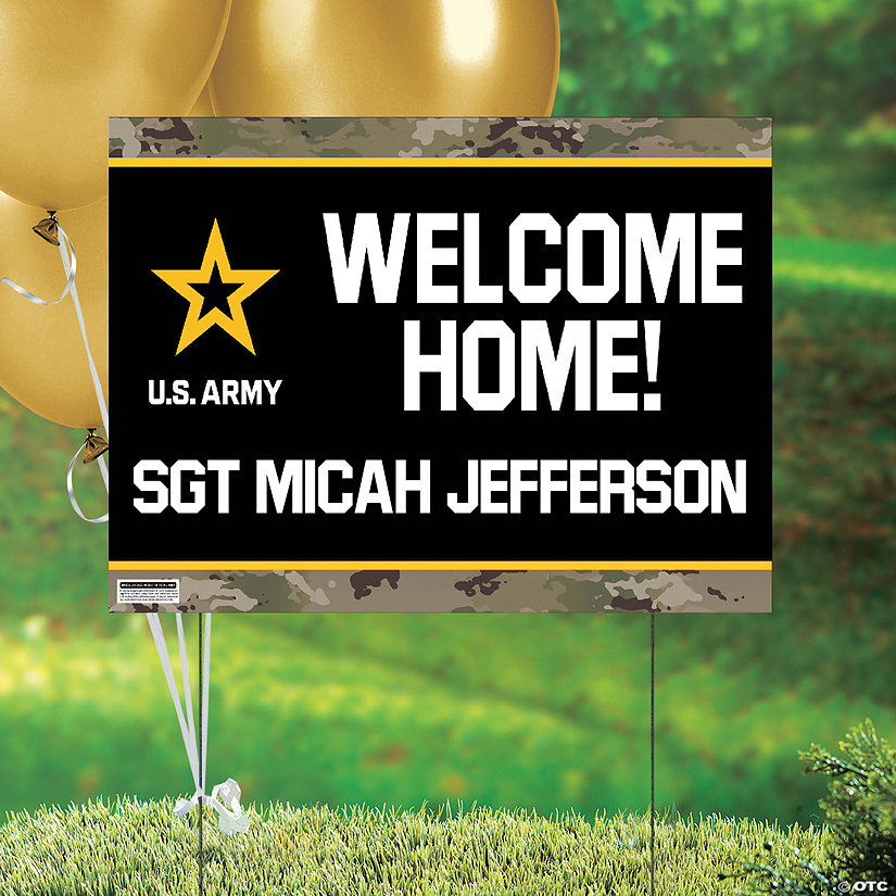 Custom Welcome Home Yard Signs – Personalized for Homecomings