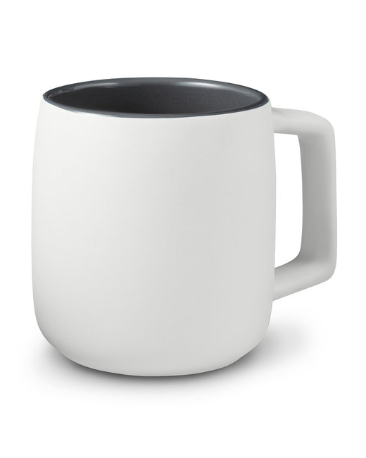 Custom 15oz Geo Ceramic Mug with Square Handle – Stylish & Unique