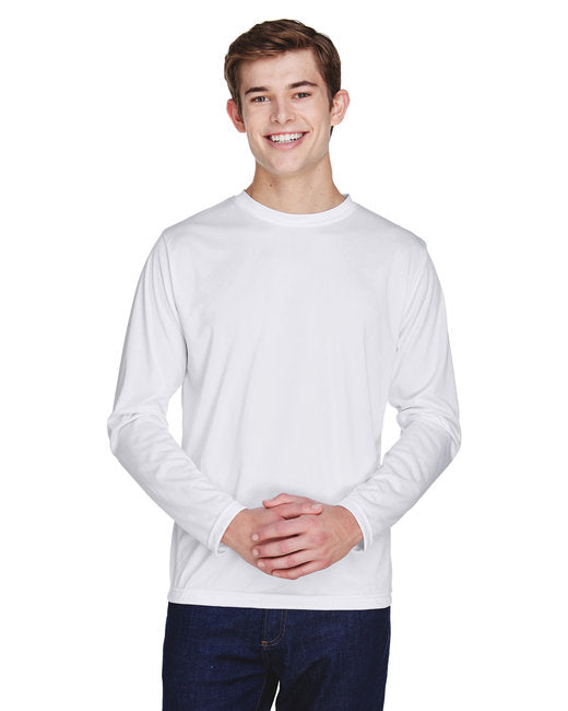 Custom Men’s Performance Long-Sleeve T-Shirt – Moisture-Wicking & UV Protection