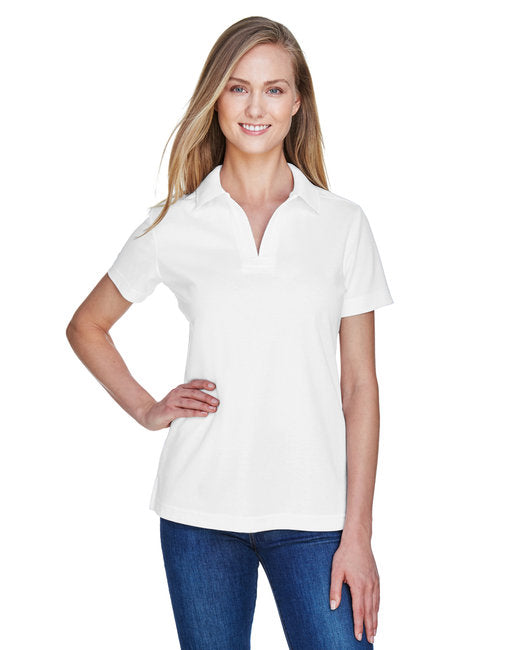 Custom Women’s Luxury Performance Polo – Soft, Moisture-Wicking Fabric